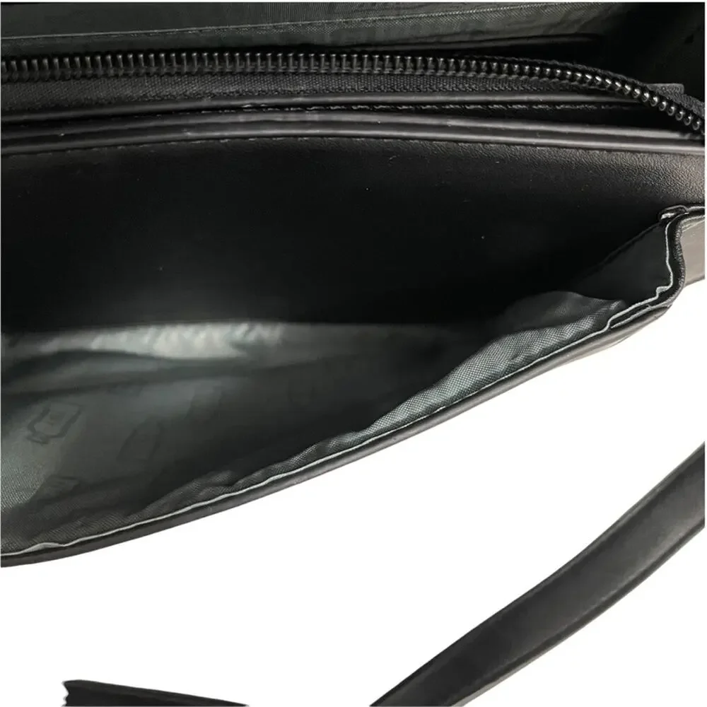 NWOT PIXIE MOOD Purse Bag Zoe Black Crossbody Vegan Leather Silver Detail
